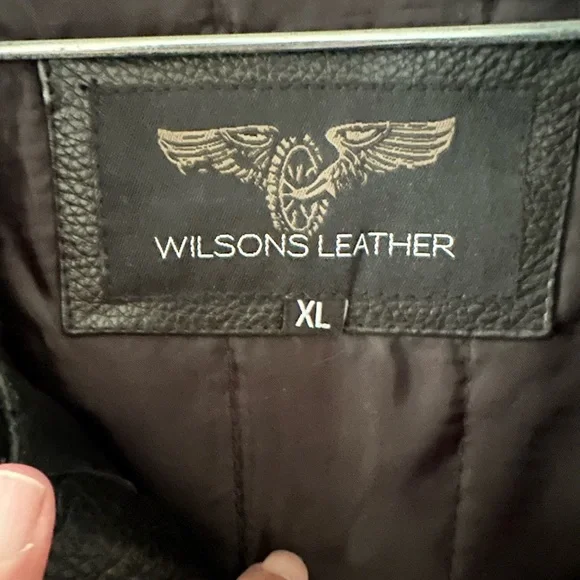 Leather jacket and chaps